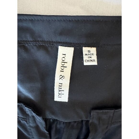 Robbi & Nikki Dress Black With Gold Sequin at the bottom Lined New $365 - Picture 10 of 13